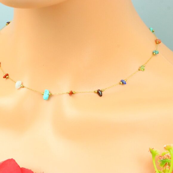 Delicate & Contemporary Necklace Chain, A Lovely Choice for Women, EVCH1111 - Picture 5 of 15